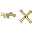 Tisbury Optional Cross Handle - Widespread (Brushed Gold), HHL-049TBBG