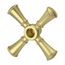 Tisbury Optional Cross Handle - Slide Bar (Brushed Gold), HHL-G16TBBG