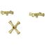 Tisbury Optional Cross Handles - Tub Filler (Brushed Gold), HHL-LG6-TBBG