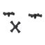 Tisbury 3-Handle Tub Filler Cross Handle Kit (Tuscan Bronze), HHL-LG6-TBY