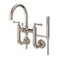 Tisbury Wall Mount 2-Handle Tub Filler w/ Hand Shower (Polished Nickel), LG6-3TBD