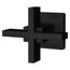 Verve Cross Robe Hook (Matte Black), BRH-VRV2B