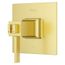 Verve Trim Kit for Thermostatic Shower (Brushed Gold), R89-VRVBG