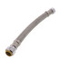 3/4" Push Fit x FIP Braided Hose Water Heater Connector, Lead Free (12" Length)