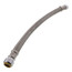 3/4" Push Fit x FIP Braided Hose Water Heater Connector, Lead Free (18" Length)