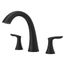 Weller 2-Handle Roman Tub Trim (Matte Black), RT6-5WRB