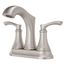 Woodbury 2-Handle 4" Centerset Bathroom Faucet in Spot Defense (Brushed Nickel), LG48-WD0GS