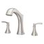 Woodbury 2-Handle Roman Tub Trim in Spot Defense (Brushed Nickel), RT6-5WDGS