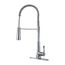 Zuri 1-Handle Pull-Down Kitchen Faucet (Polished Chrome), LG529-MCC