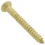 #12 x 2" Phillips Flat Head Brass Wood Screw (Pack of 50)