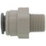 1/2" OD x 3/8" NPTF Male Adapter