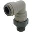 3/8" x 1/2" OD NPTF Swivel Elbow