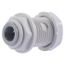 3/8" x 1/4" Acetal Gray Bulkhead Reducing Union
