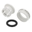 3/8" OD White Plastic Half Cartridge (Acetal)