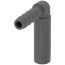 3/8" Stem OD x 1/4" Hose ID Tube to Hose 90-Degree Elbow