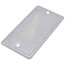 Plated Steel Blank Utility Cover (2-11/32" Width x 4-1/4" Length)