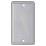 Plated Steel Blank Utility Cover (2-11/32" Width x 4-1/4" Length)