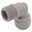 3/8" OD x 3/8" NPTF Speedfit Rigid 90-Degree Elbow
