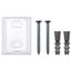 Screw Mounting Kit for Pico Remotes, Includes Wall Mount, Special Screws, Pico Remote, Wall Plate Sold Separately,