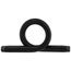 1/4" Straight Black Iron Pigtail (Heavy)