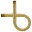 1/4" Angle Brass Pigtail