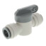 PISV0416S Acetal Shut-Off Valve, 1/2" Long Handle, Gray