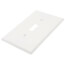 1-Gang Wall Plate, Midway Size, Nylon, Toggle Switch (White)