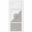 Original 3-Button Pico Smart Remote with Raise/Lower and Preset, with Light Icons, White/Gray