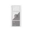 Original 3-Button Pico Smart Remote with Raise/Lower and Preset, with Shade Icons, White/Gray