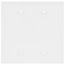 2-Gang Toggle Wall Plate, Box Mount, Mid-Size, Polycarbonate - White
