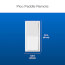 Pico Paddle Remote Wall-Mounting Kit, Wireless On/Off Control for Smart Dimmers and Switches, PJ2W-P2B-WH, White