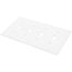 4-Gang Toggle Wall Plate, Mid-Size, Polycarbonate - White