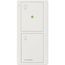 2-Button Pico Smart Remote with Night Light, with Light Icons, PJN-2B-GWH-L01, White