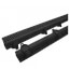 4' Skinny Trench Channel Drain & Grate (Black)