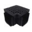 90-Degree Corner for Skinny Trench Channel Drain (Black)