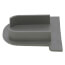 Closed End Cap for Skinny Trench Channel Drain (Gray)