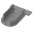 Closed End Cap for Skinny Trench Channel Drain (Gray)