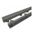 4' Skinny Trench Channel Drain & Grate (Gray)