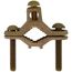 1/2"-1" Bronze Bare Ground Clamp w/ Brass Screw, 10 Sol - 2 Str (Pack of 25)