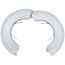 2" IPS Heavy Duty Floor and Ceiling Plate w/ Spring, 4-1/2" OD (Chrome Plated)