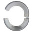 3" IPS Heavy Duty Floor and Ceiling Plate w/ Spring, 5-7/8" OD (Chrome Plated)