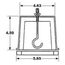 Plastic Freeze Cap Faucet Insulator w/ Hook Mount, PFC2