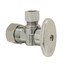 5/8" OD Comp x 3/8" O.D. Comp Angle Stop Valve, 1/4-Turn Operation w/o Freeze-Ups, Lead Free (Chrome Plated)