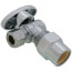 1/2" Nom CPVC x 3/8" OD Comp. 1/4 Turn Angle Stop, Lead Free (Chrome)
