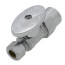 1/2" Nom CPVC x 3/8" OD Comp. 1/4 Turn Straight Stop, Lead Free (Chrome)