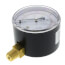 2-1/2" PLP Steel Low Pressure Gauge, 1/4" Bottom NPT w/ Brass Internals (0-55"WC)