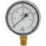 2-1/2" PLP Steel Low Pressure Gauge, 1/4" Bottom NPT w/ Brass Internals (0-200" WC)