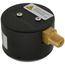 2-1/2" PLP Steel Low Pressure Gauge, 1/4" Bottom NPT w/ Brass Internals (0-200" WC)