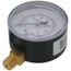 2-1/2" PLP Steel Low Pressure Gauge, 1/4" Bottom NPT w/ Brass Internals (0-5 PSI)