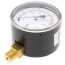 2-1/2" PLP Steel Low Pressure Gauge, 1/4" Bottom NPT w/ Brass Internals (0-10 PSI)